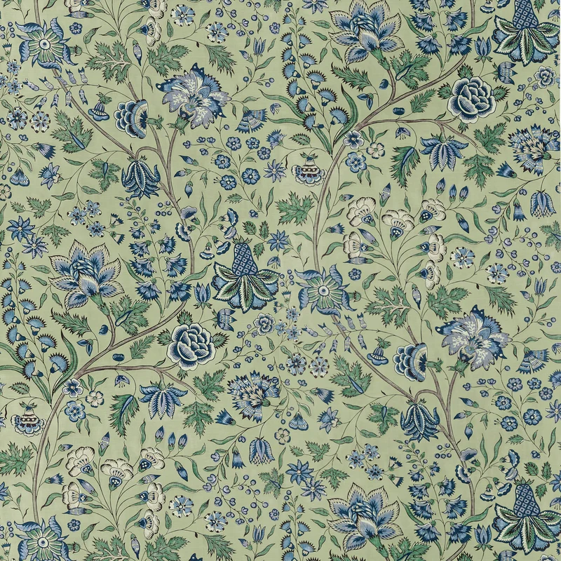 Thibaut Francois — Green and Blue Non Woven wallpaper in Green and Blue