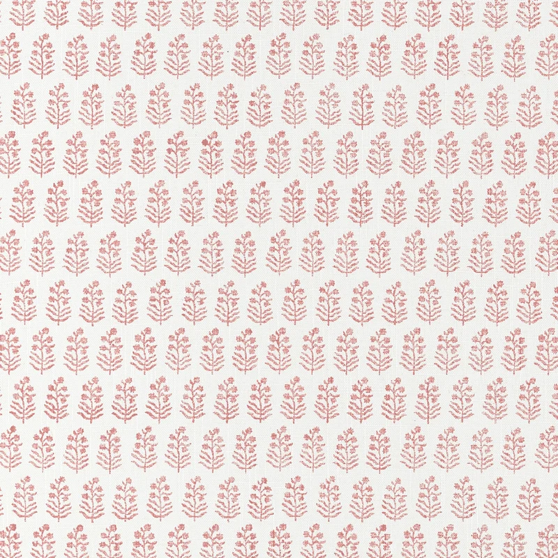 Thibaut Chloe — Blush Linen on Non Woven wallpaper in Blush