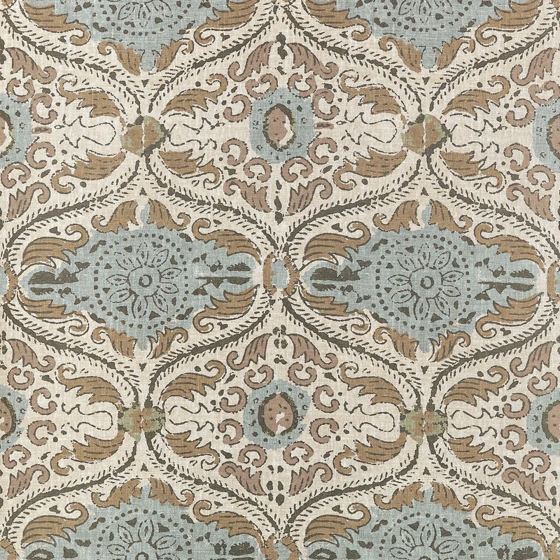 Thibaut Cecilia — Gold and Sage wallpaper