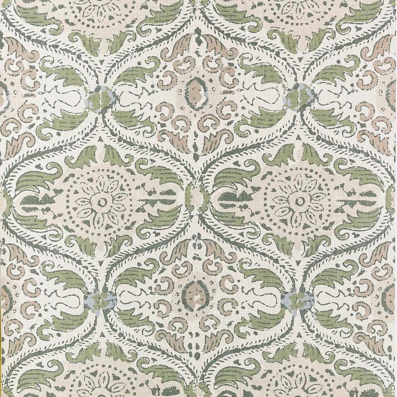 Thibaut Cecilia — Green and Beige wallpaper