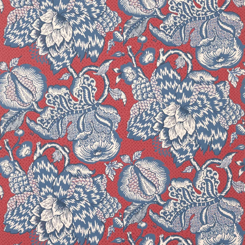 Thibaut Westmont — Red and Blue Non Woven wallpaper in Red and Blue