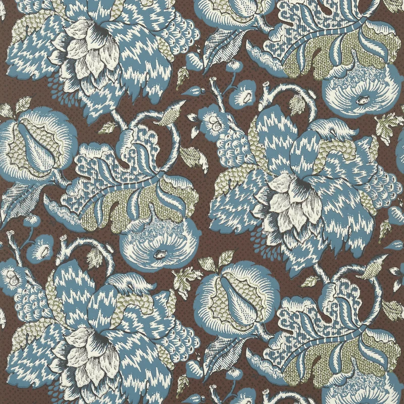 Thibaut Westmont — Brown and Slate Non Woven wallpaper in Brown and Slate