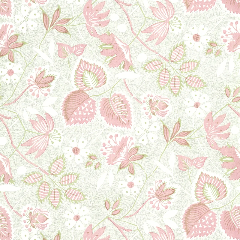 Thibaut Indienne Hazel — Blush Non Woven wallpaper in Blush