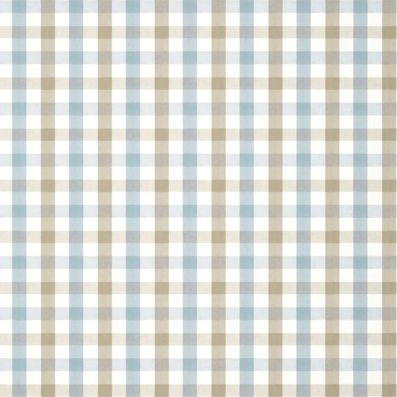 Thibaut Saybrook Check — Spa Blue and Beige Wallpaper wallpaper in Spa Blue and Beige