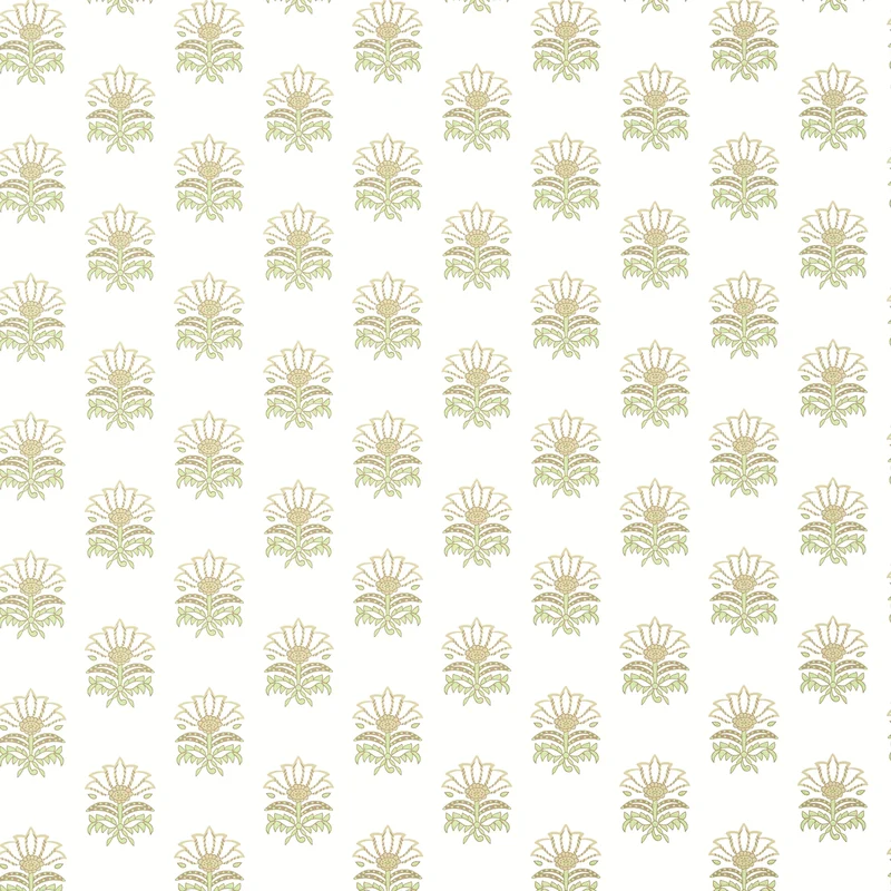 Thibaut Milford — Beige and Green Non Woven wallpaper in Beige and Green