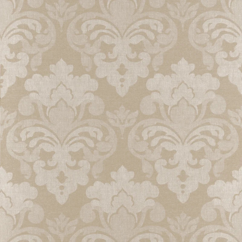 Thibaut Darcey Damask — Beige Non Woven wallpaper in Beige