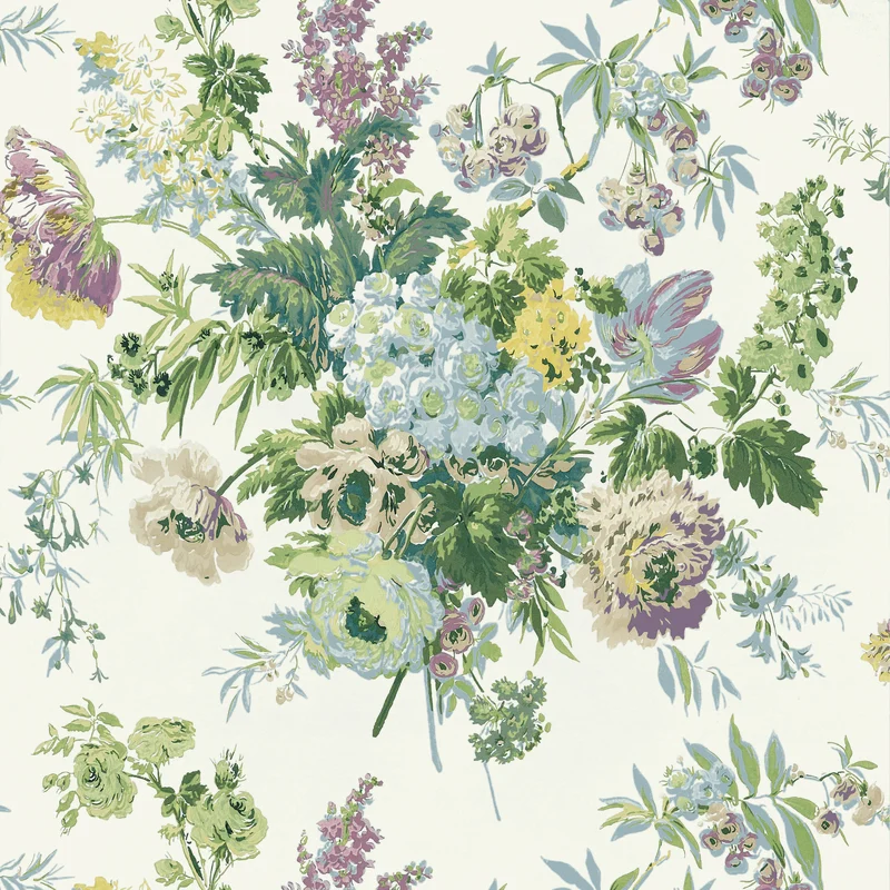 Thibaut Garden Club — Lavender Non Woven wallpaper in Lavender