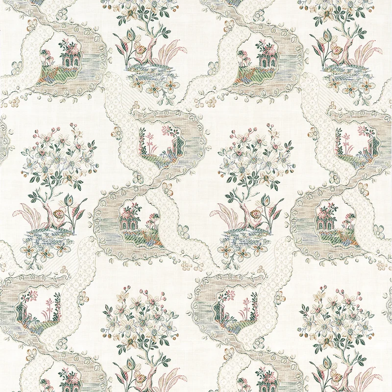 Thibaut Antoinette — Beige Non Woven wallpaper in Beige