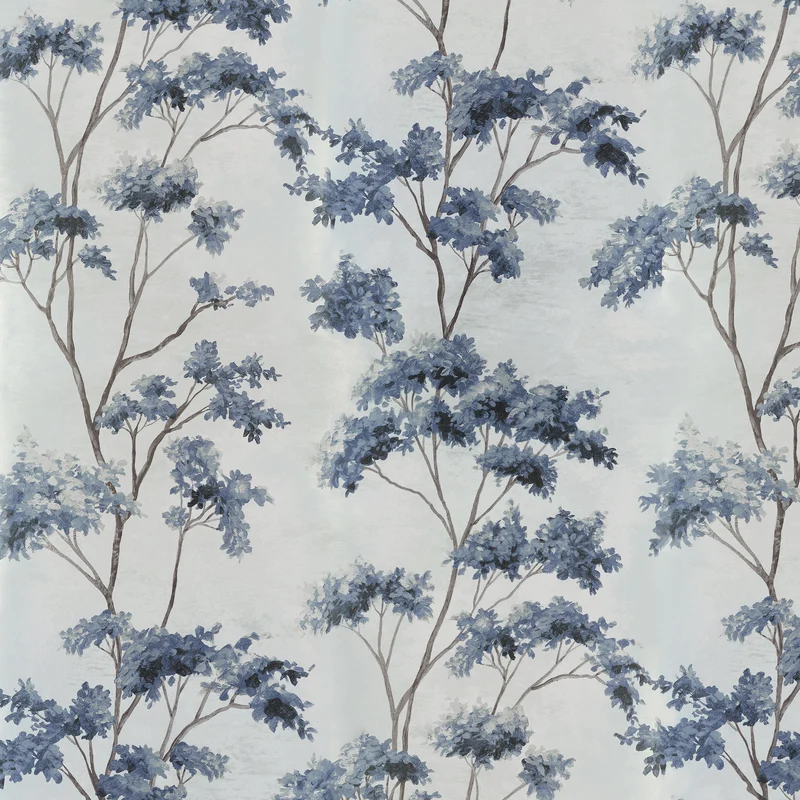 Thibaut Dalton — Spa Blue on Pearl Non Woven wallpaper in Spa Blue on Pearl