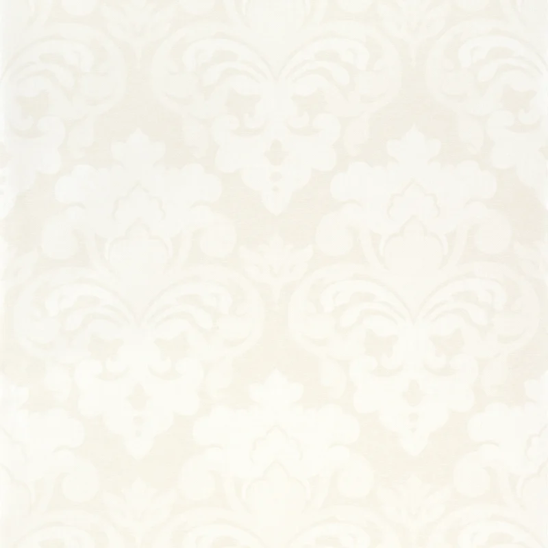 Thibaut Darcey Damask — Pearl on Off White Non Woven wallpaper in Pearl on Off White