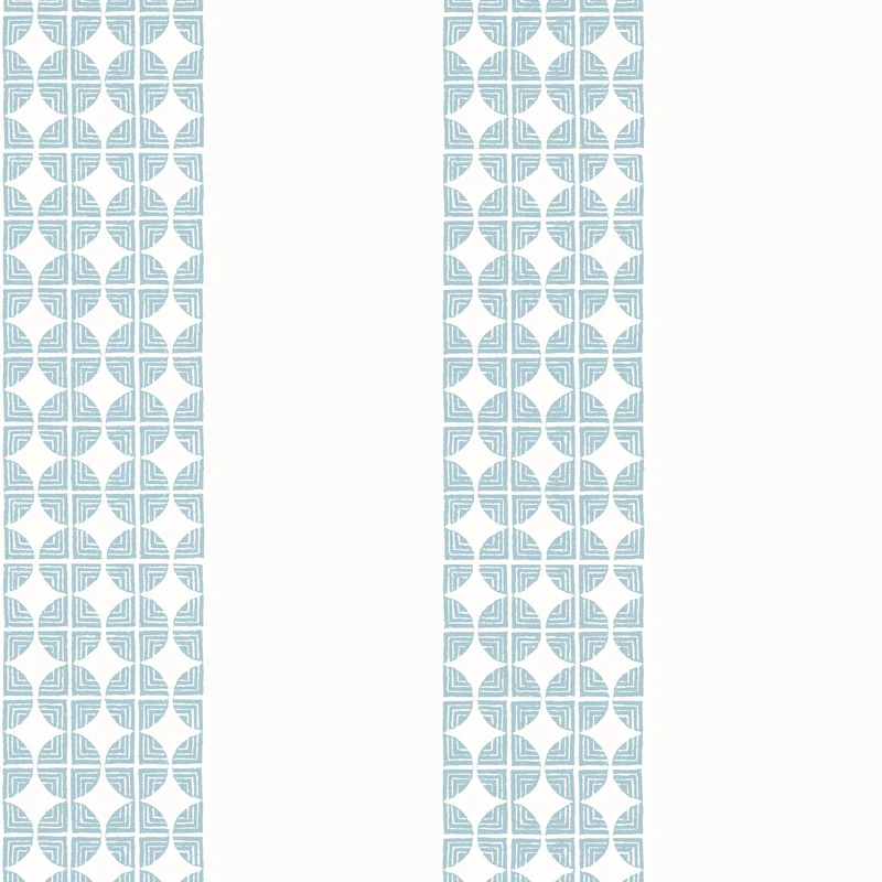 Thibaut Fairmont Stripe — Soft Blue Wallpaper wallpaper in Soft Blue