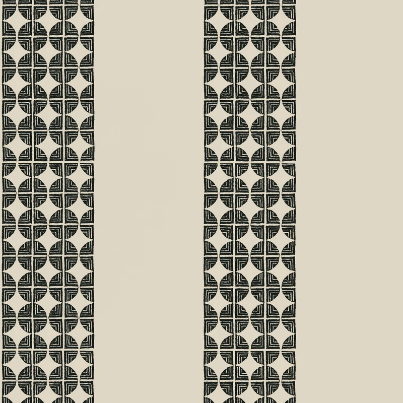 Thibaut Fairmont Stripe — Black Wallpaper wallpaper in Black