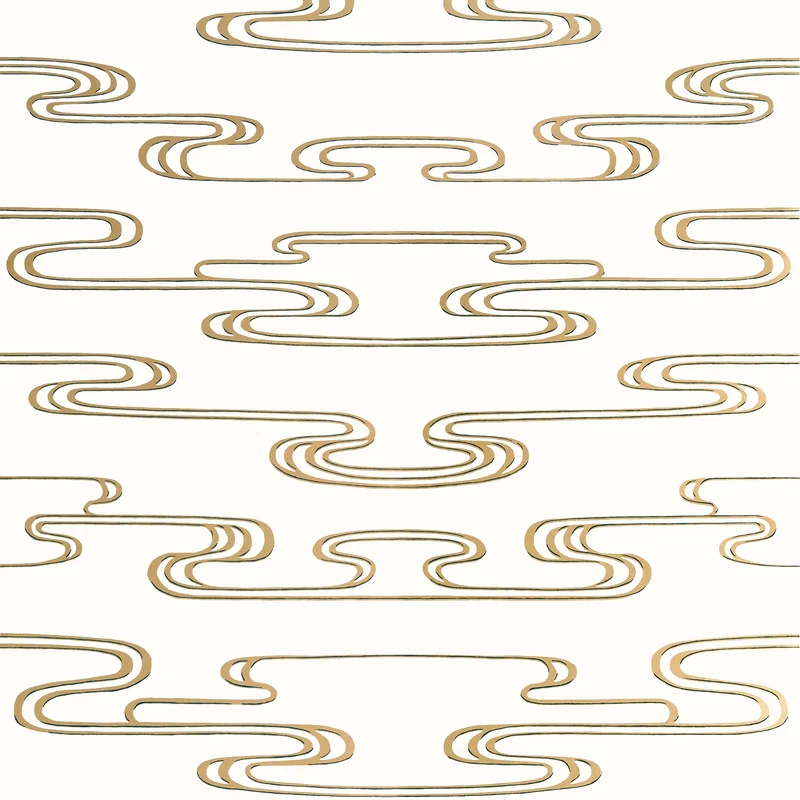 Thibaut Cloudwater — Metallic Gold Wallpaper wallpaper in Metallic Gold