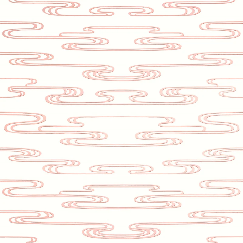 Thibaut Cloudwater — Blush Wallpaper wallpaper in Blush