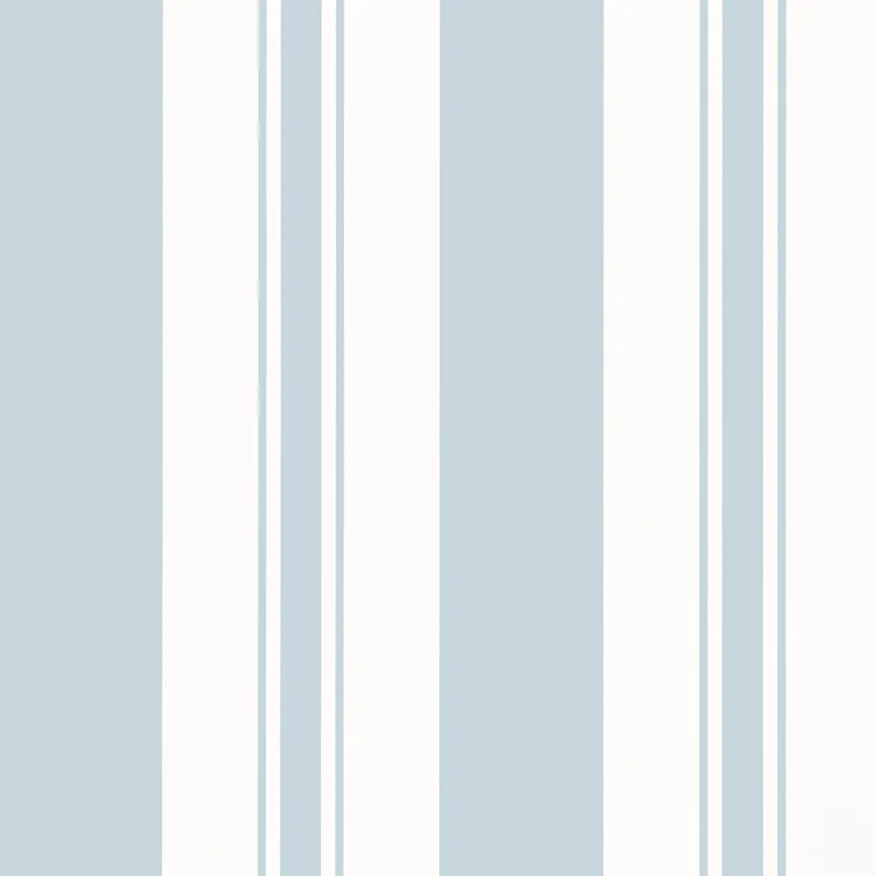 Thibaut Keswick Stripe — Soft Blue Wallpaper wallpaper in Soft Blue