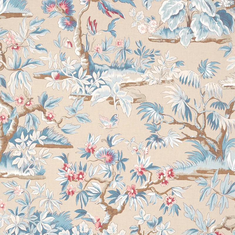 Thibaut Elwood — Document Linen Non Woven wallpaper in Document Linen