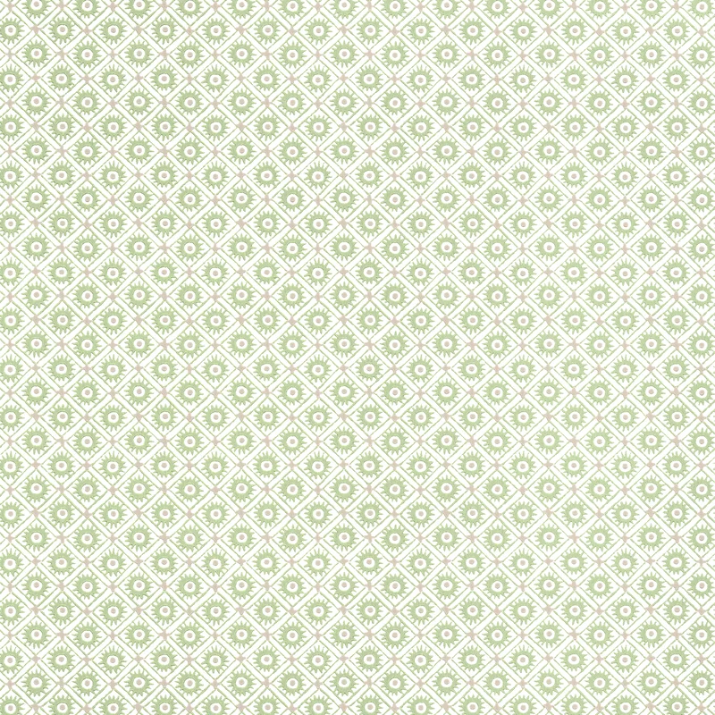 Thibaut Mini Sun — Green Non Woven wallpaper in Green