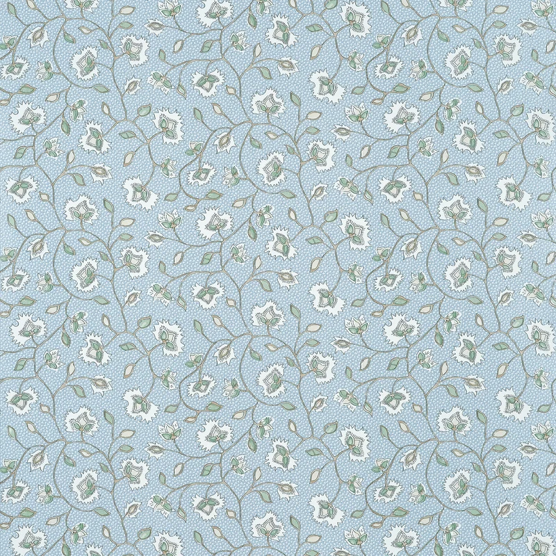 Thibaut Chelsea — Soft Blue and Green Non Woven wallpaper in Soft Blue and Green