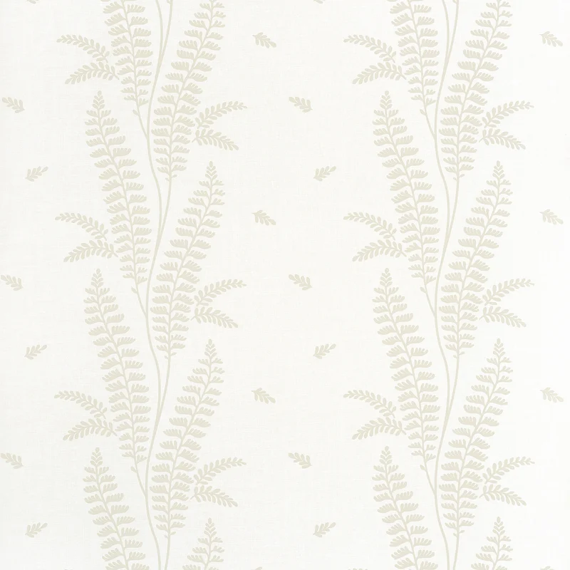 Thibaut Ensbury Fern — Cream Non Woven wallpaper in Cream