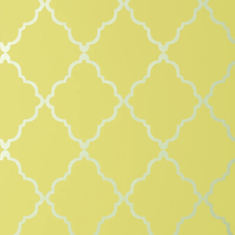 Thibaut Klein Trellis — Citron wallpaper