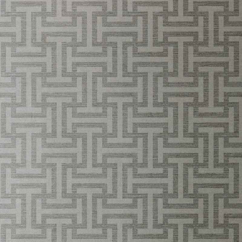 Thibaut Rymann — Metallic Silver Non Woven Wallpaper wallpaper in Metallic Silver