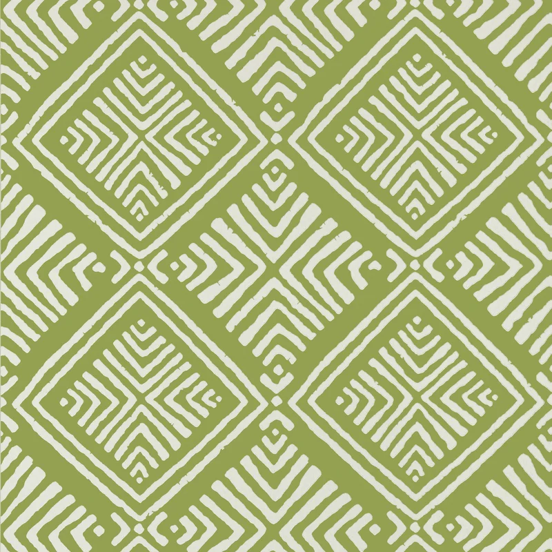 Thibaut Donavin Diamond — Green wallpaper