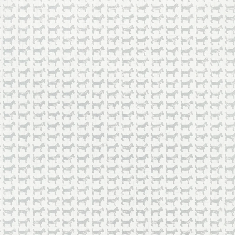 Thibaut Baxter — Silver Non Woven Wallpaper wallpaper in Silver