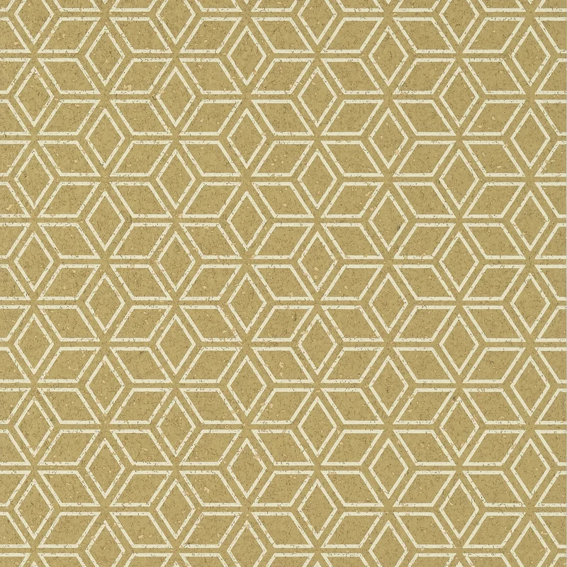 Thibaut Legrelle Cork — Metallic Gold Cork on Non-Woven wallpaper in Metallic Gold