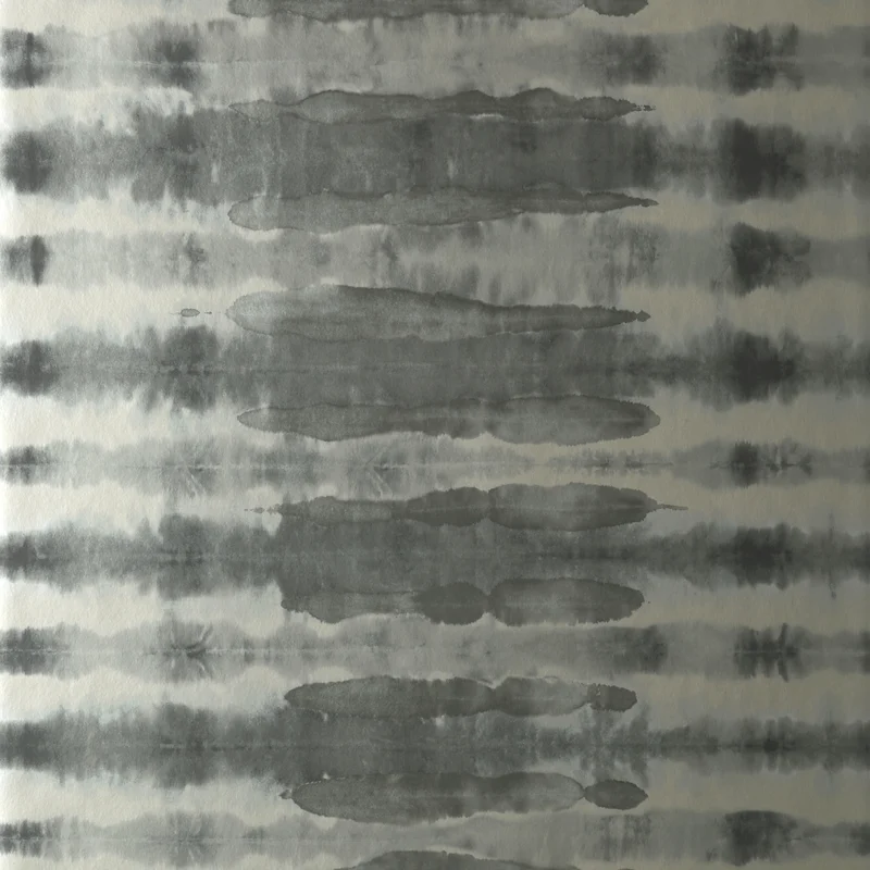Thibaut Margate — Black on Mylar Mylar on Non Woven wallpaper in Black on Mylar