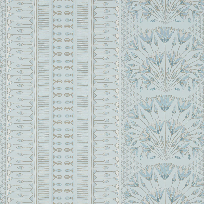 Thibaut Cairo — Spa Blue Non Woven wallpaper in Spa Blue