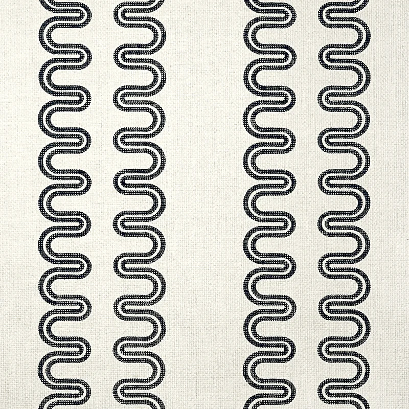 Thibaut Herriot Way — Black on Flax Paperweave on Non Woven wallpaper in Black on Flax