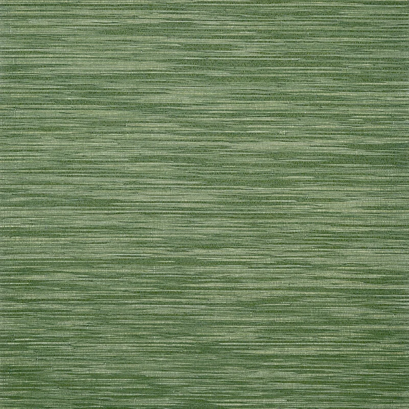 Thibaut Gaya — Emerald Green Raffia on Non Woven wallpaper in Emerald Green