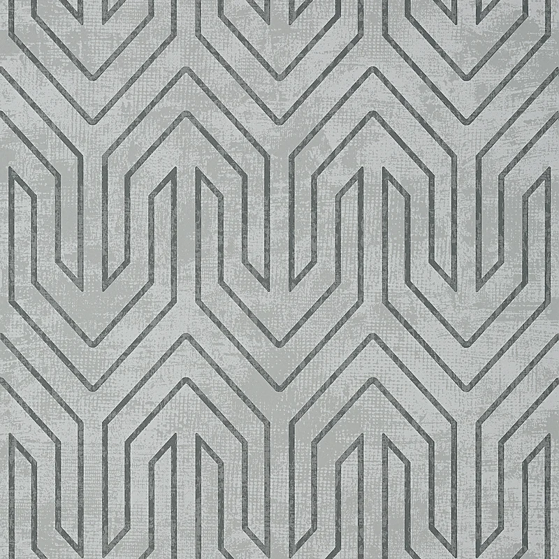 Thibaut Colburn Chevron — Charcoal Non Woven Wallpaper wallpaper in Charcoal