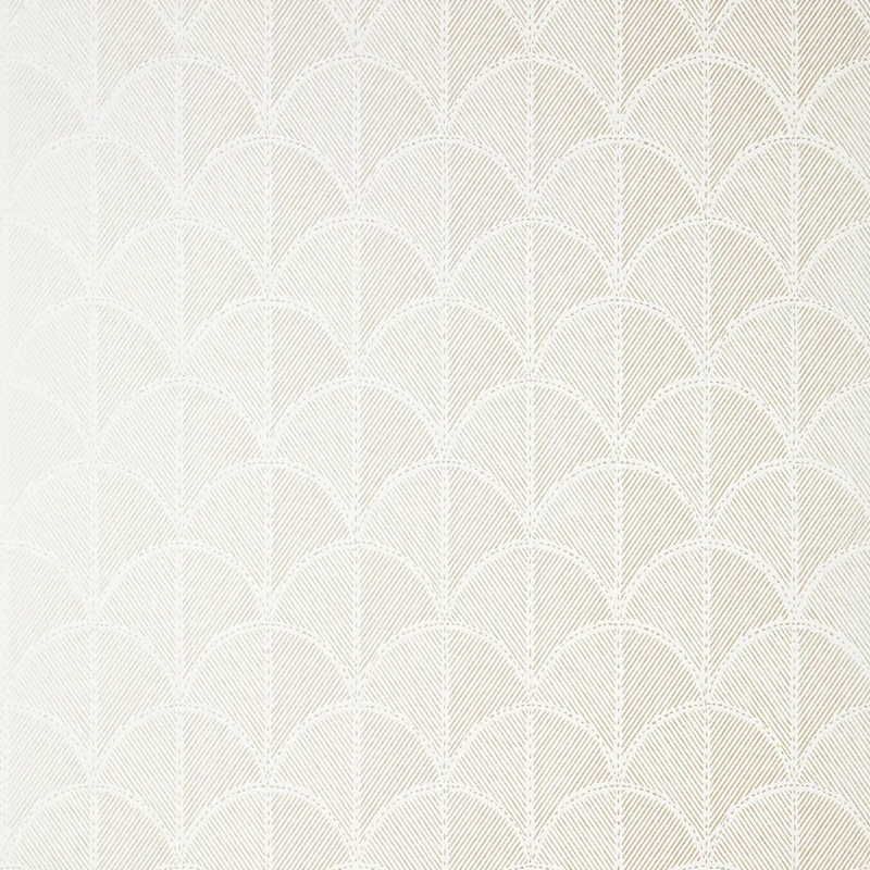 Thibaut Seton Scallop — Pearl Non Woven wallpaper in Pearl