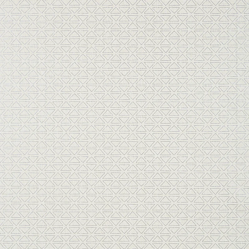 Thibaut Pyramid — Metallic Silver on Flax Paperweave wallpaper in Metallic Silver on Flax