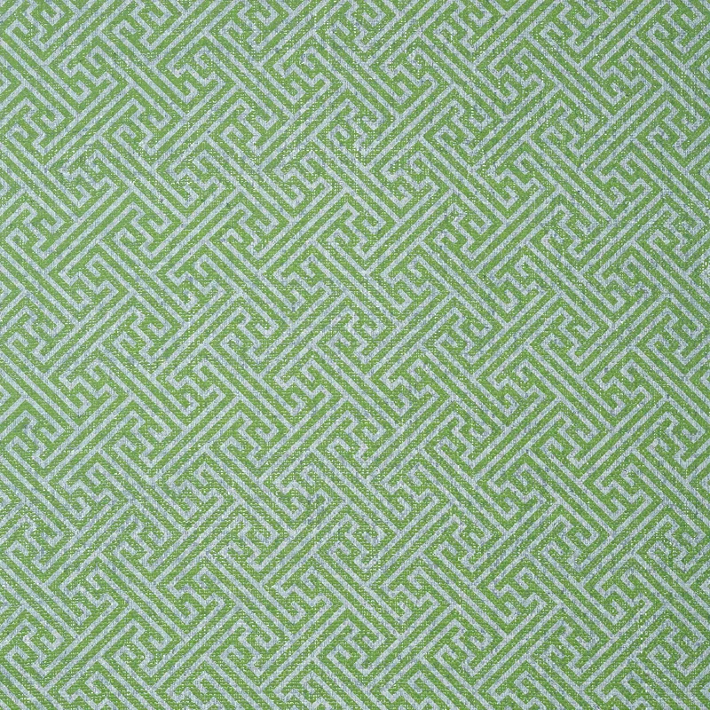 Thibaut Charlotte Raffia — Green and Blue Raffia wallpaper in Green and Blue