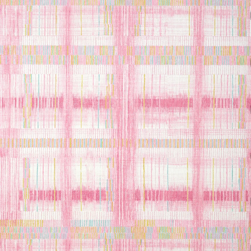 Thibaut Takao Weave — Fuchsia Paperweave on Non Woven wallpaper in Fuchsia