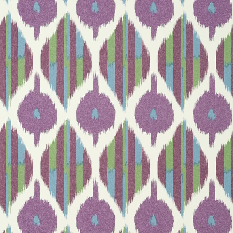 Thibaut Kimono — Eggplant Non-Woven Vinyl Wallpaper wallpaper in Eggplant