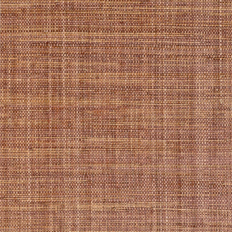 Thibaut Mackinac — Terracotta Raffia and Papyrus on Non Woven wallpaper in Terracotta