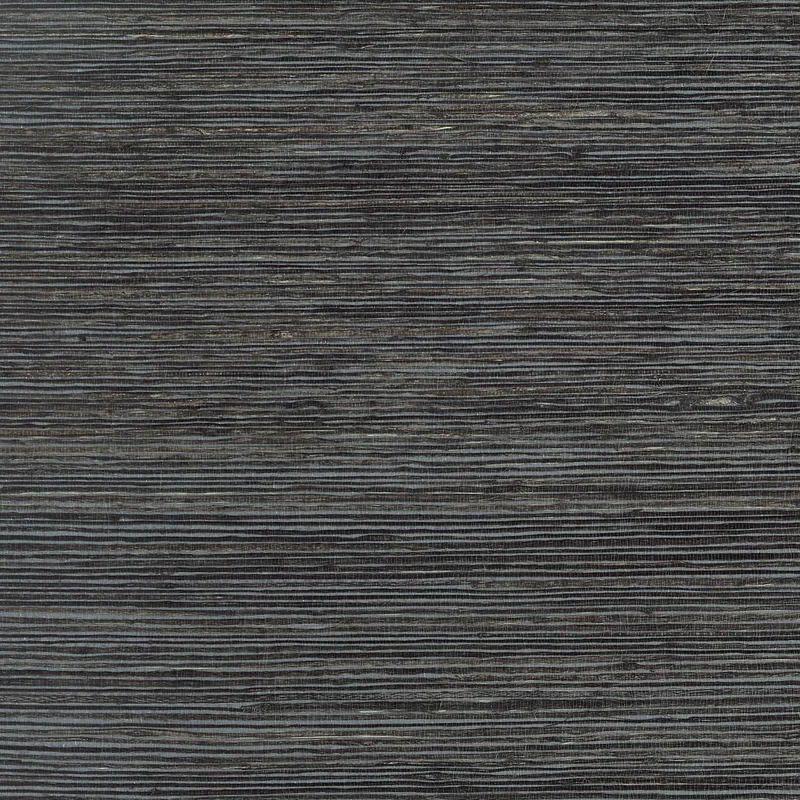 Thibaut Maroma — Charcoal Hemp on Non Woven wallpaper in Charcoal