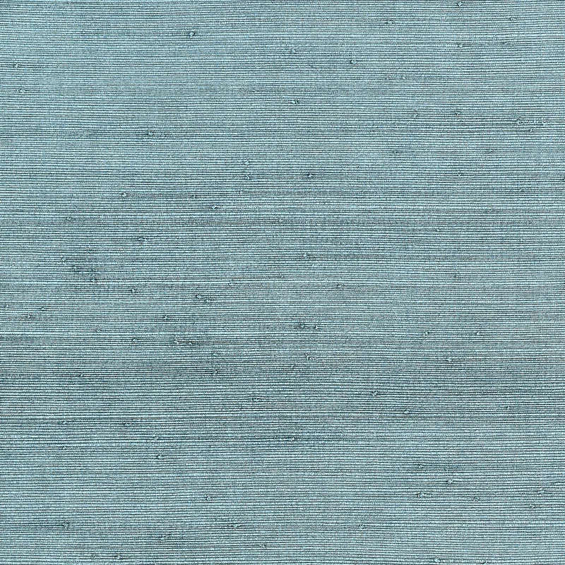 Thibaut Montgomery Weave — Mineral Raffia and Cotton on Non Woven wallpaper in Mineral