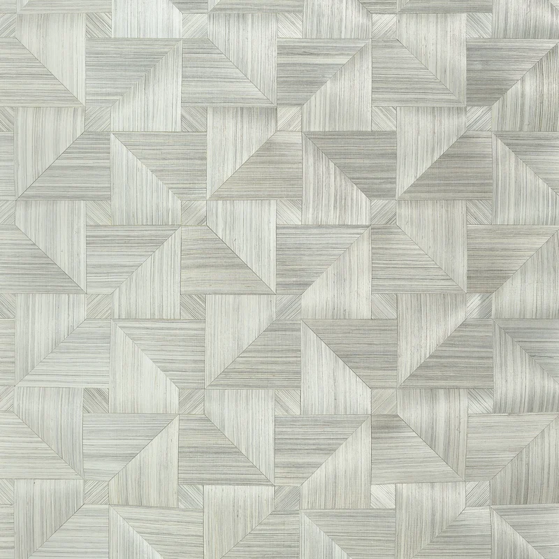 Thibaut Bali Weave — Grey wallpaper