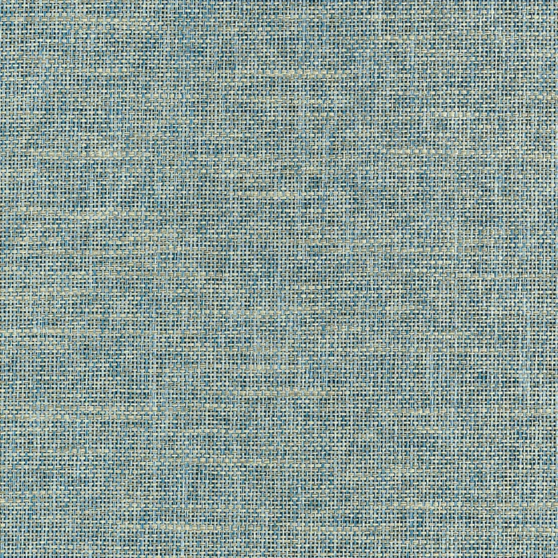 Thibaut Portage — Peacock Paperweave on Non Woven wallpaper in Peacock