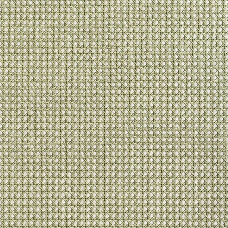Thibaut Paper Rattan — Olive Paper on Non Woven wallpaper in Olive