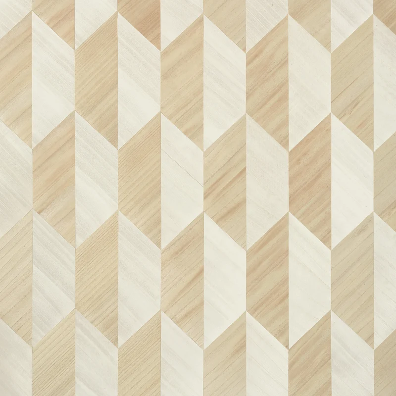Thibaut Paragon — Natural Wood Veneer on Non Woven wallpaper in Natural