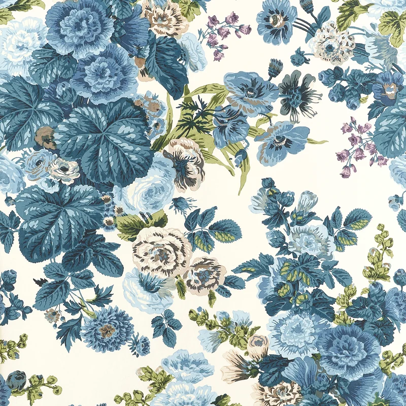 Thibaut Hidcote — Lavender and Blues Non Woven wallpaper in Lavender and Blues
