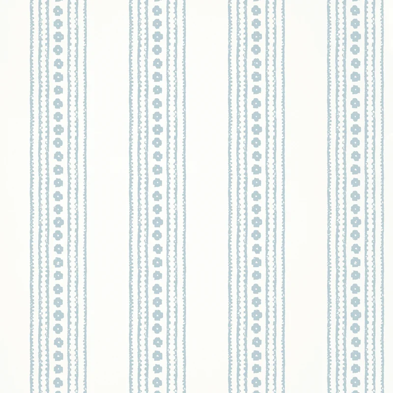 Thibaut New Haven Stripe — Spa Blue Wallpaper wallpaper in Spa Blue