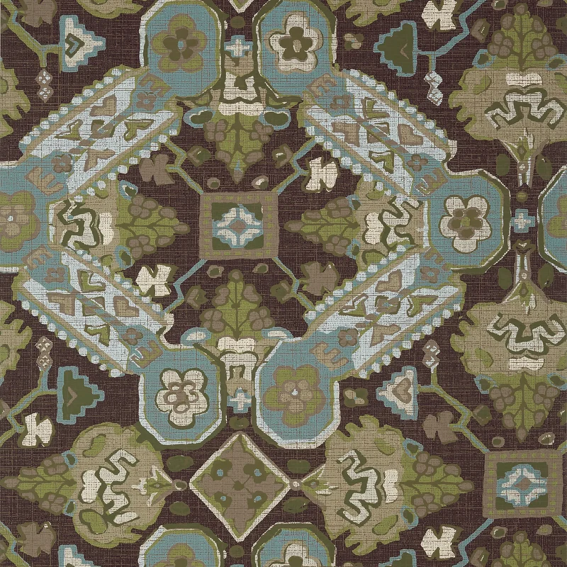 Thibaut Persian Carpet — Brown Wallpaper wallpaper in Brown