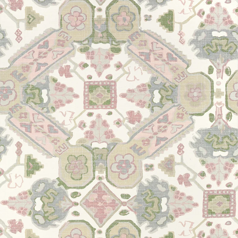 Thibaut Persian Carpet — Blush Wallpaper wallpaper in Blush