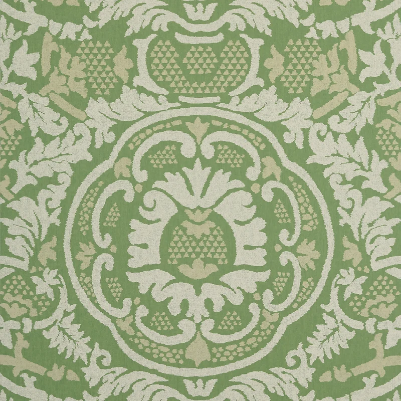 Thibaut Earl Damask — Green Wallpaper wallpaper in Green